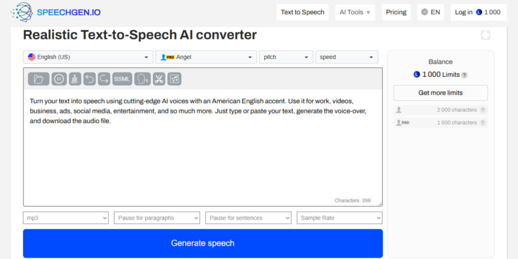 SpeechGen.io