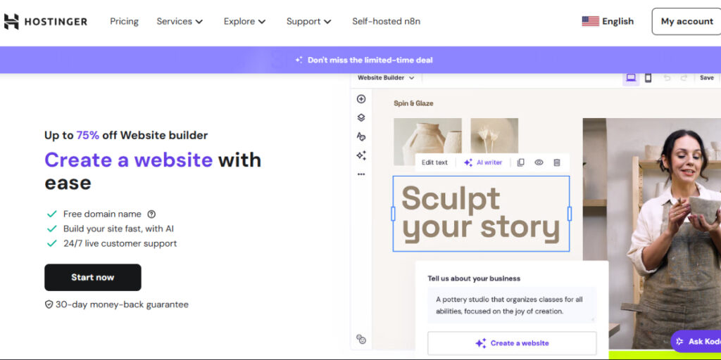 Hostinger Website Builder